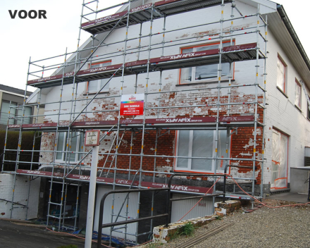 Schilderen buitengevel woning Nieuwpoort