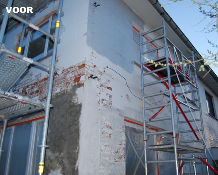 Schilderen buitengevel woning Nieuwpoort