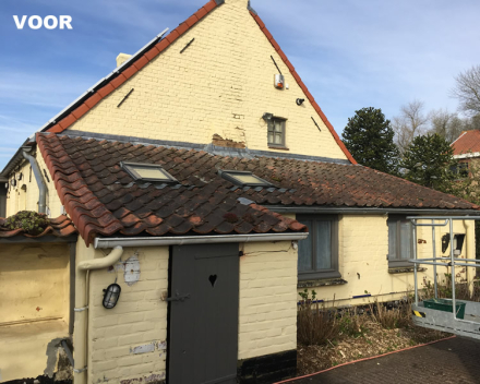 Schilderwerken buitengevel hoeve